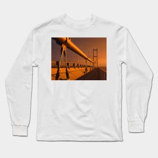 Humber Bridge at Sunset Long Sleeve T-Shirt